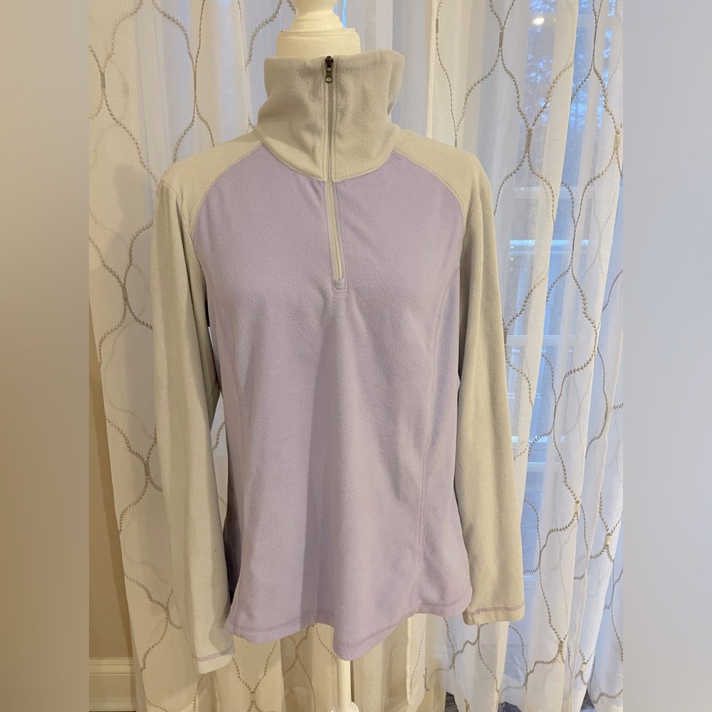 Women’s Columbia 3/4 zip lightweight fleece , size Large
